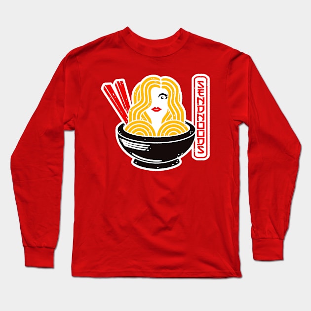 SEND NOODS! Long Sleeve T-Shirt by blairjcampbell